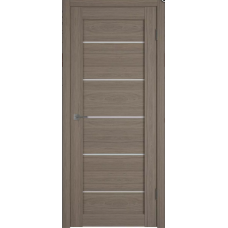 Дверь межкомнатная ВФД Атум Про X27 Дуб коричневый, стекло белый сатинат "Сатин белый"